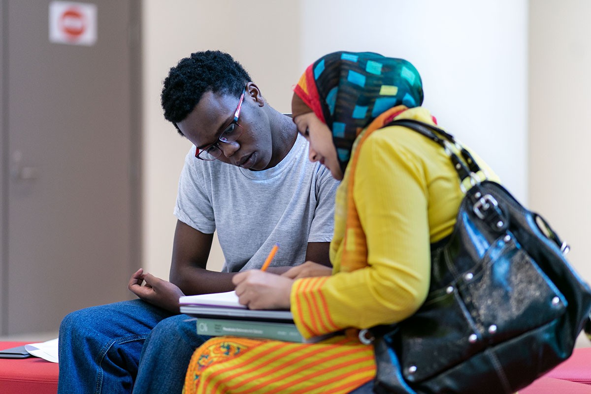 Students on Campus