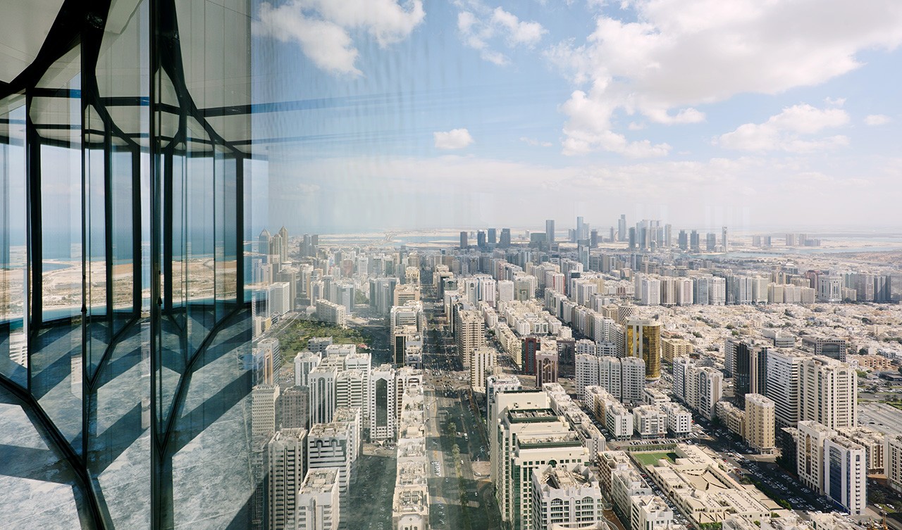 View from World Trade Center, Abu Dhabi, January 2017. Copyright, Michele Nastasi, courtesy Akkasah_ Center for Photography. AD_MC_026_ref63