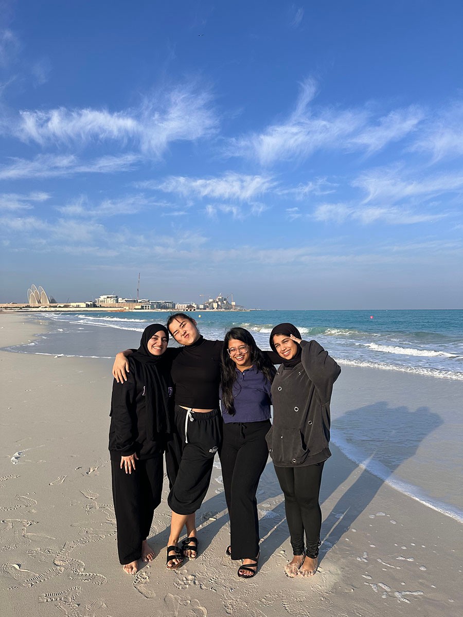 NYU Abu Dhabi Class of 2025 yearbook photos.